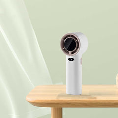 Portable Handheld Fan – Rechargeable, Compact & Quiet Personal Cooling for Travel, Office & Outdoor
