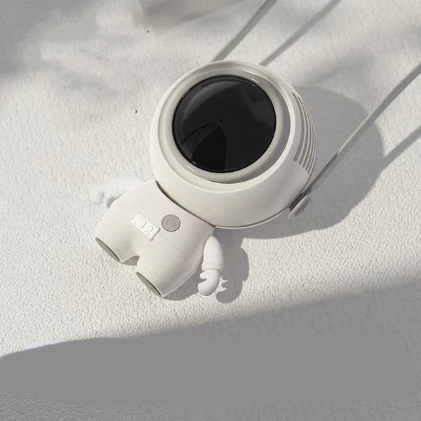 Personal Neck Fan – USB Rechargeable Astronaut Bladeless Mini Fan, Handheld & Hanging, Quiet 3-Speed Portable Cooling
